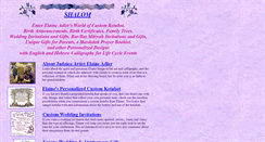 Desktop Screenshot of elaineadler.com