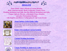 Tablet Screenshot of elaineadler.com